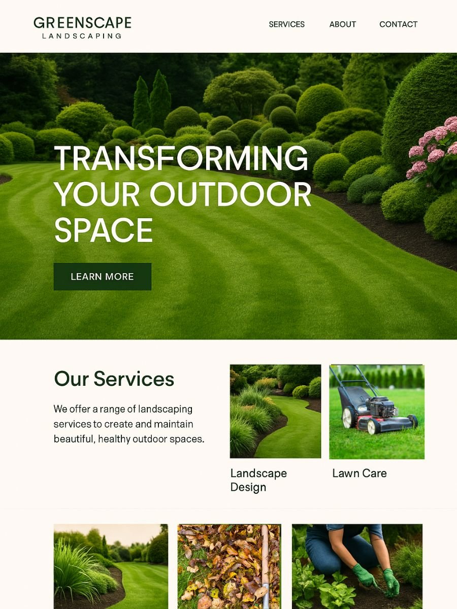 Landscape Website